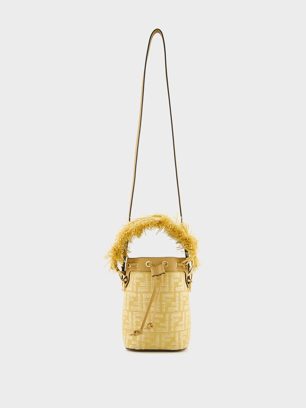 Beige Jacquard Mon Tresor Mini Bag