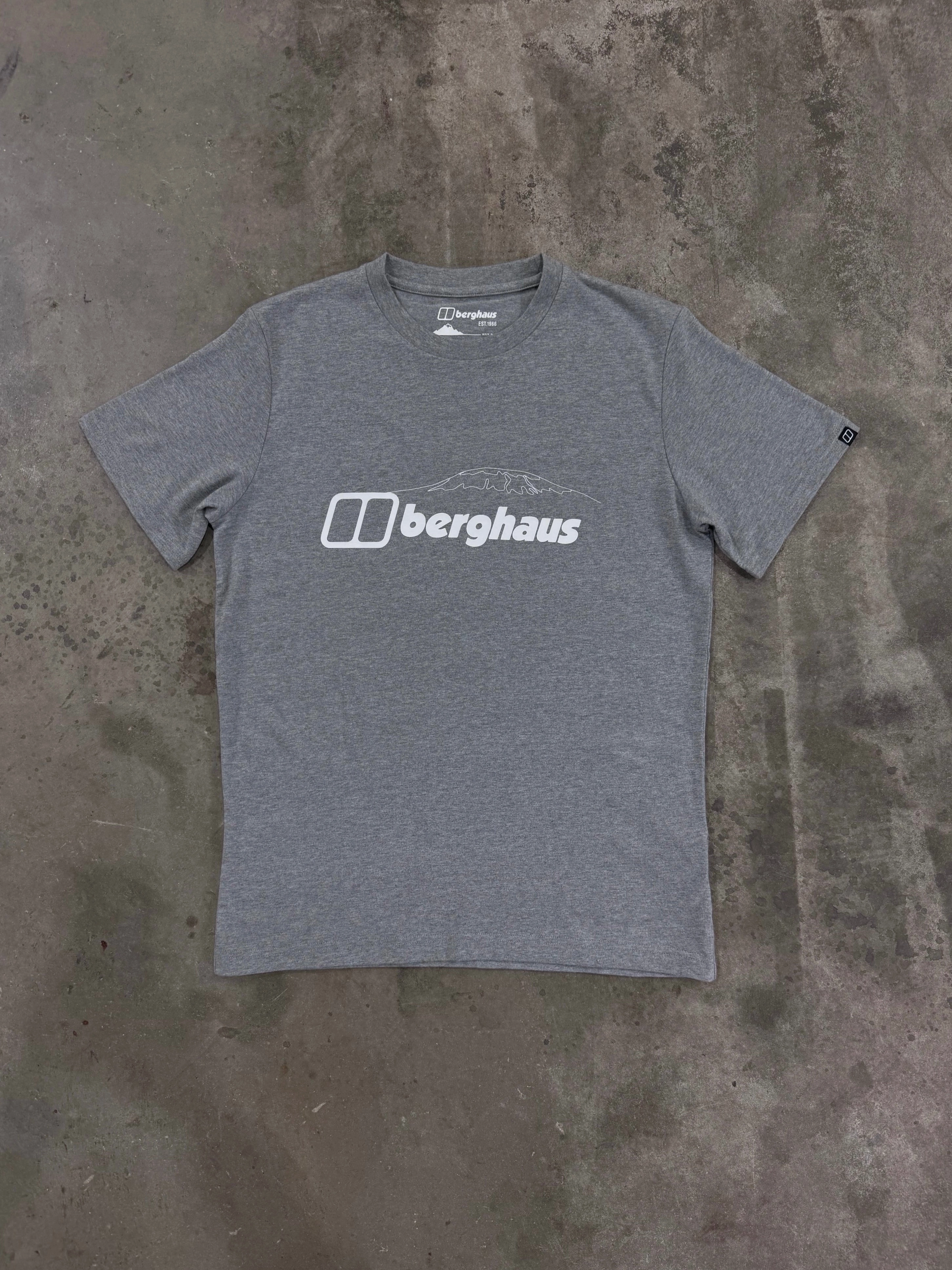 Berghaus Mountain Checklist T Shirt - Grey