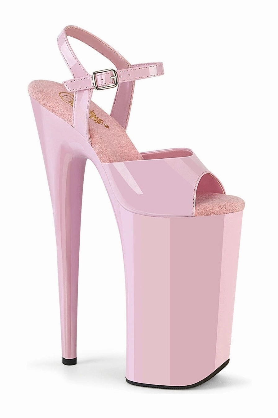 BEYOND-009 Pink Patent Sandal