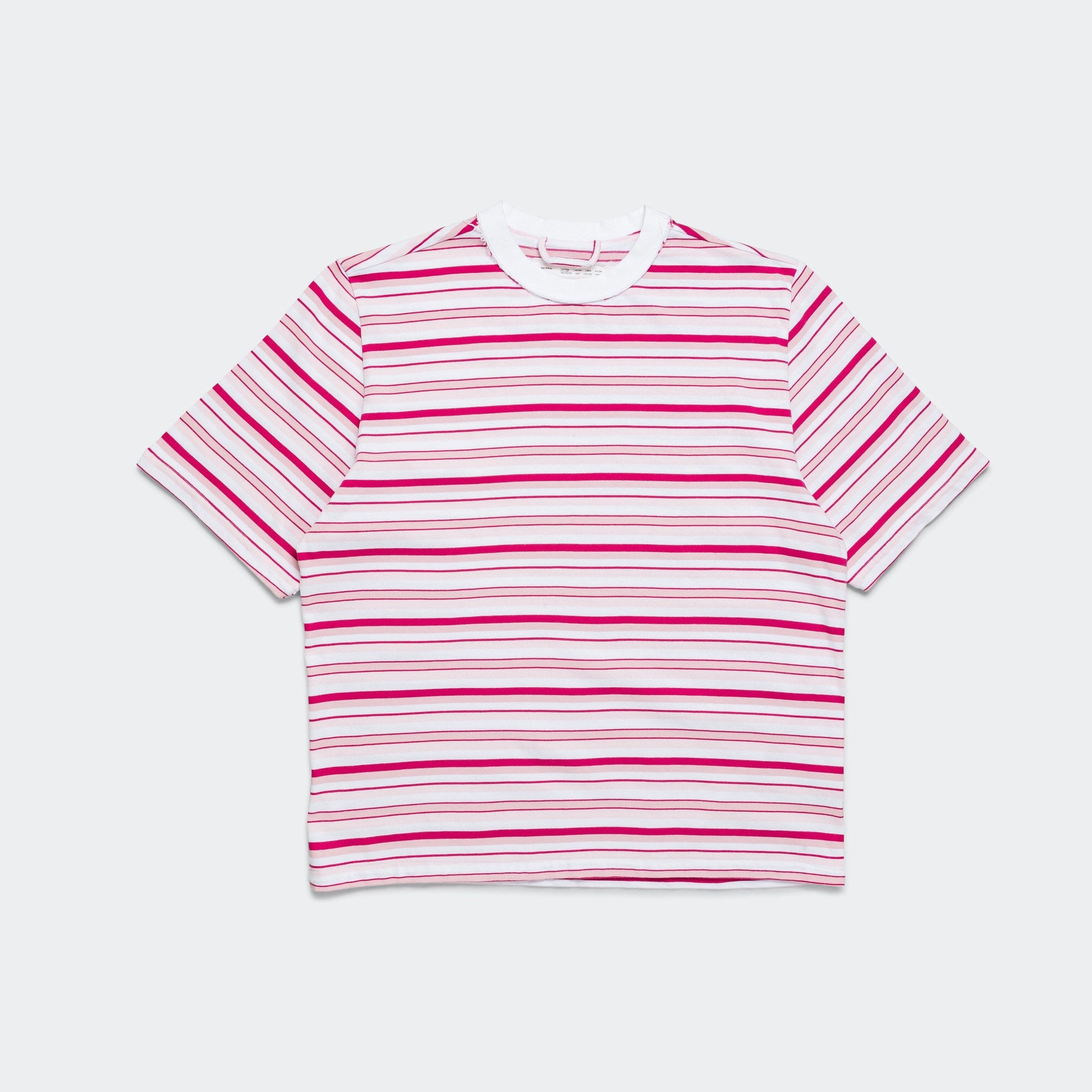 Big Tee - Heavy Jersey Pink Stripes