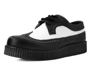 Black & White Wingtip TUKskin? Viva Low Creeper
