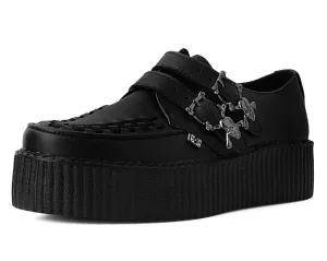 Black TUKskin? 2-Buckle Skull Creeper