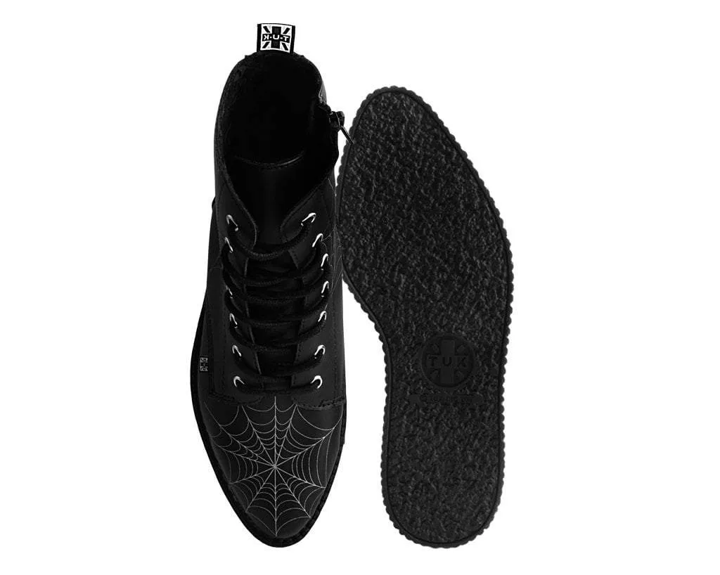 Black  TUKskin? 7-Eye Spiderweb Glow Boot