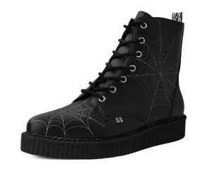 Black  TUKskin? 7-Eye Spiderweb Glow Boot