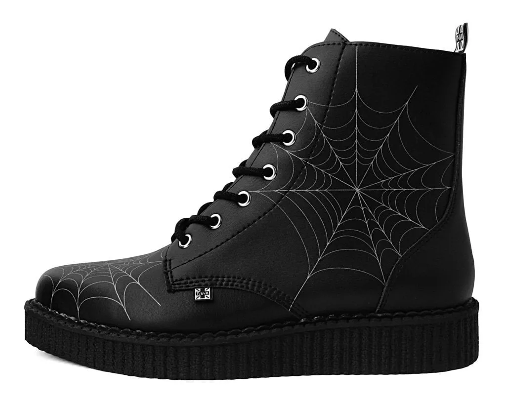 Black  TUKskin? 7-Eye Spiderweb Glow Boot