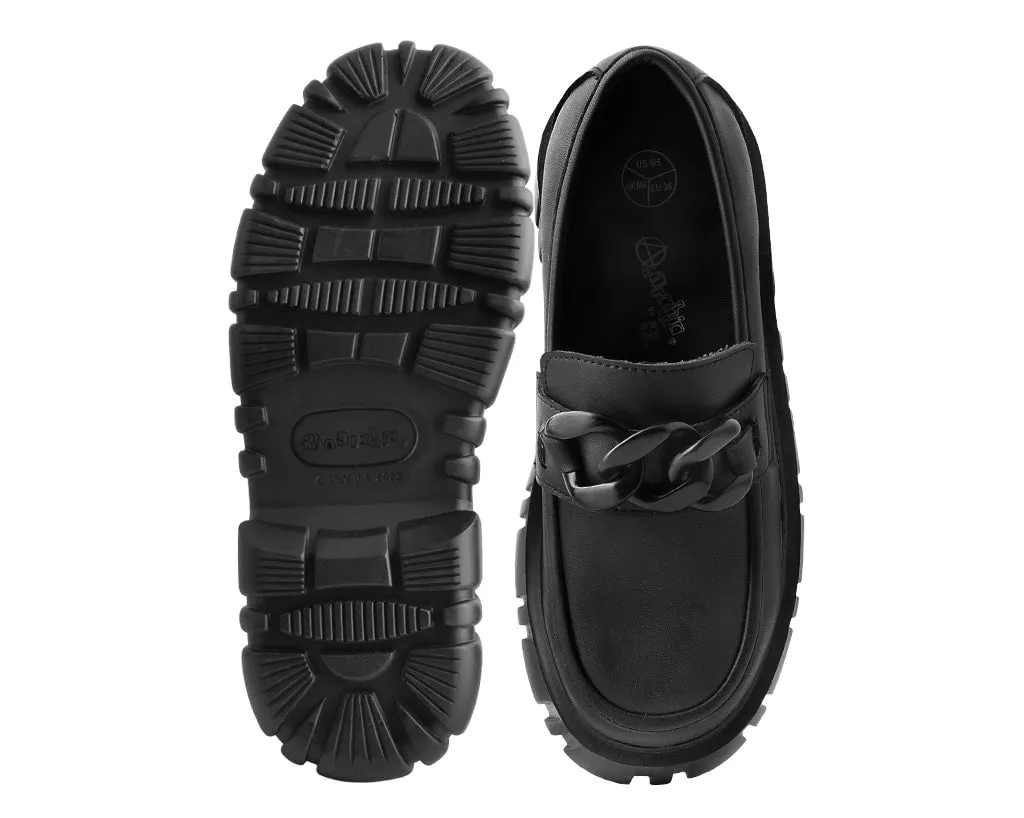 Black TUKskin? Anarchic Airship Chain Loafer