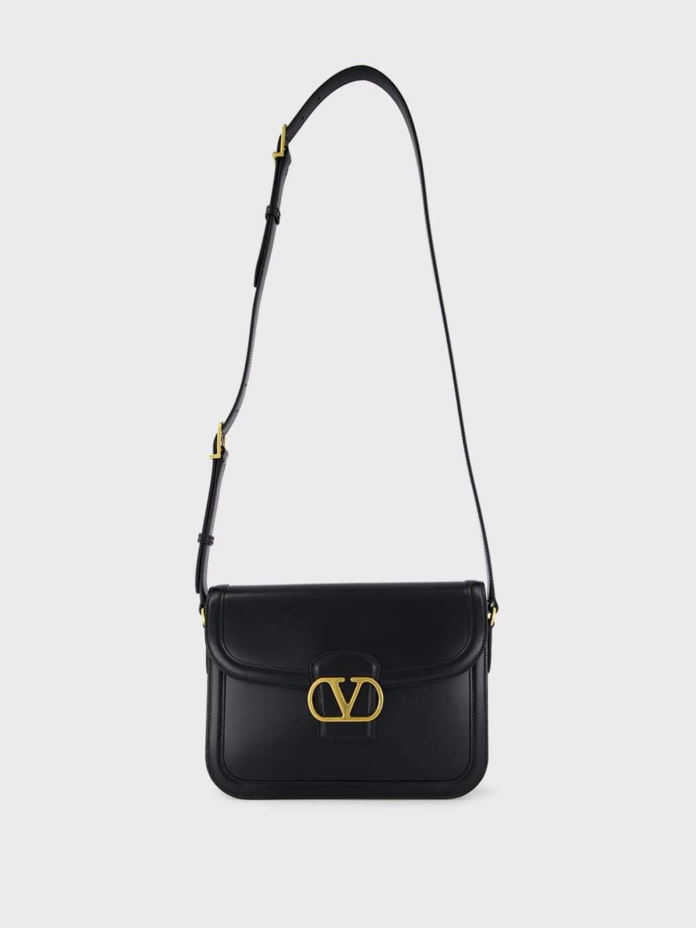 Black 9to5 Smooth Calfskin Shoulder Bag