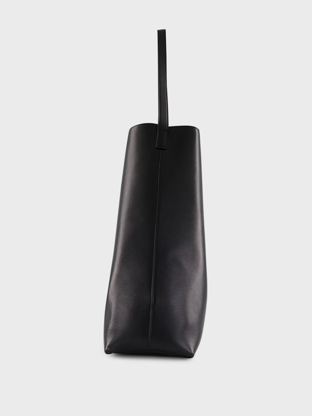 Black Bold Hobo Bag in Smooth Leather