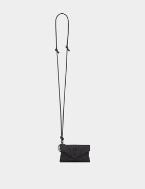 Black Cassandre Mini Envelope in Nylon