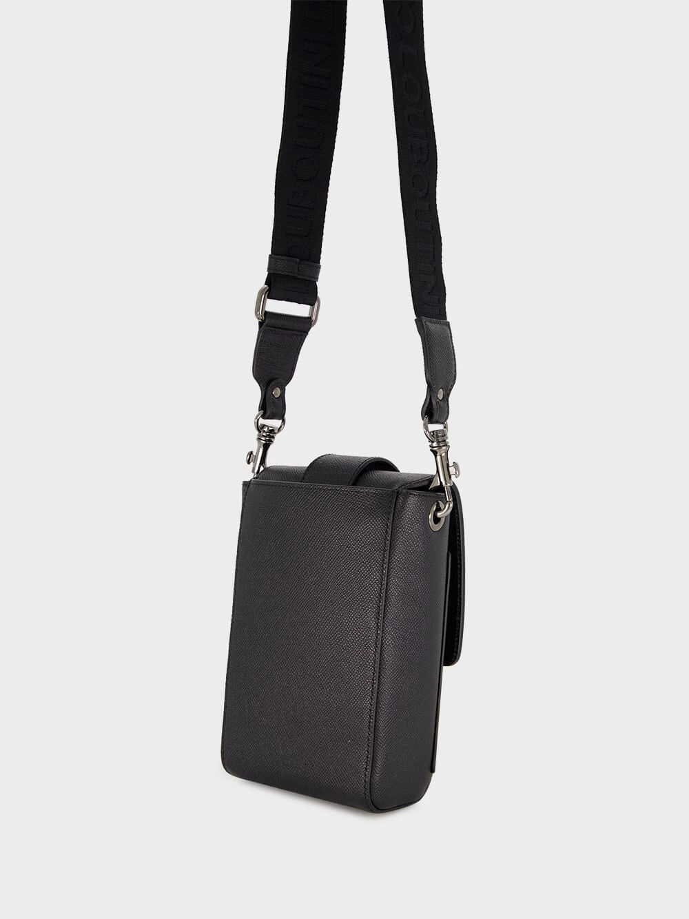 Black Groovy Crossbody Bag