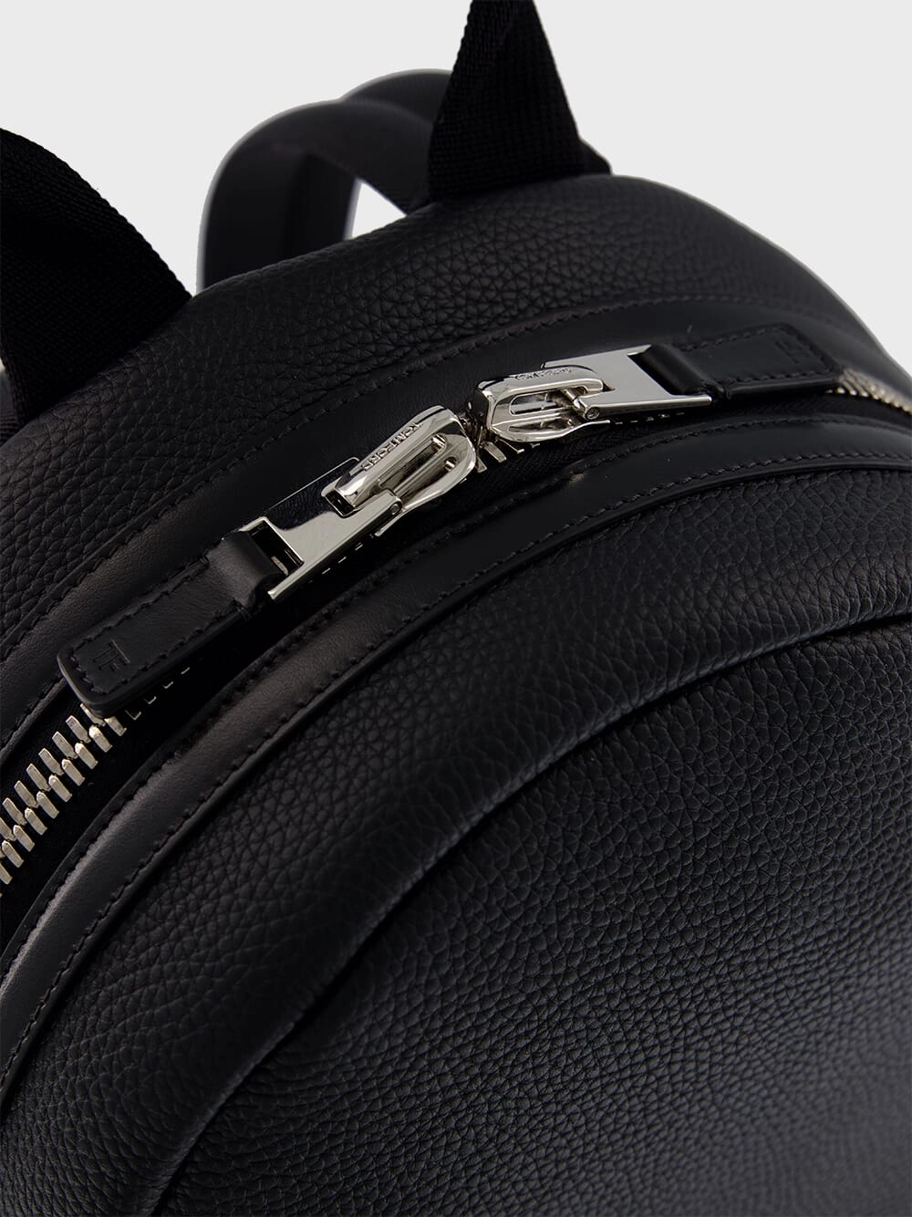 Black Leather and Suede Chic Sport Backpack