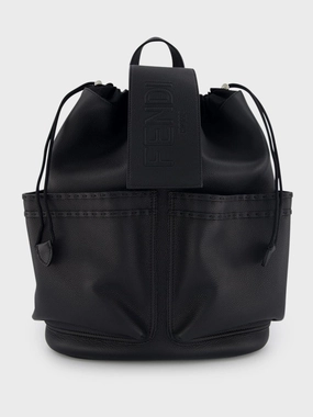 Black Leather Backpack