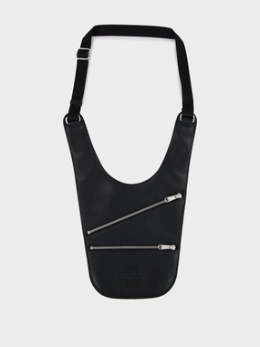 Black Leather Shoulder Bag