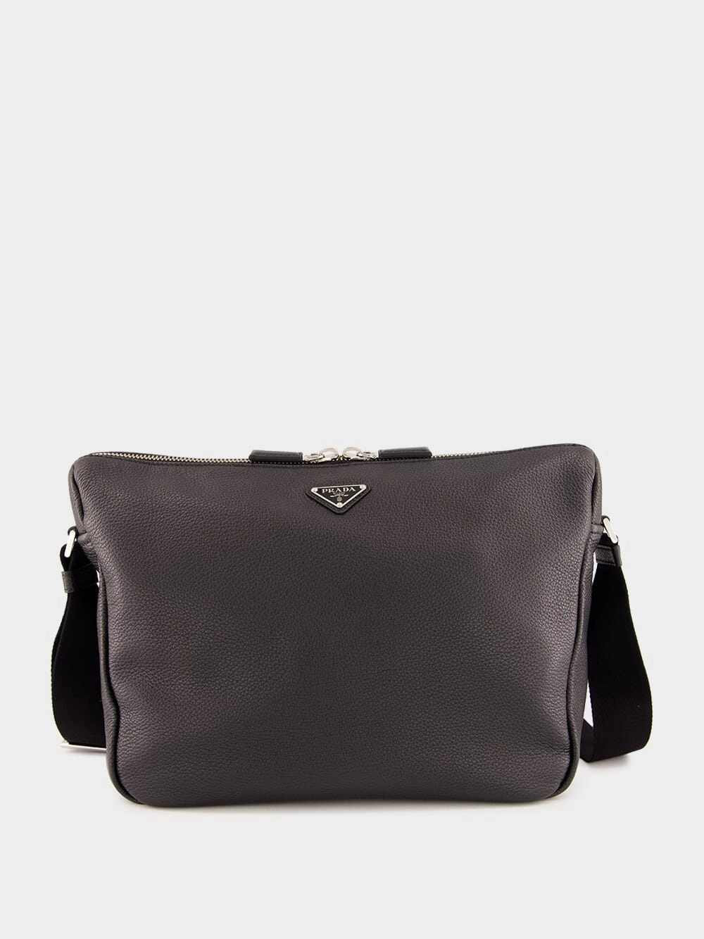 Black Leather Shoulder Bag