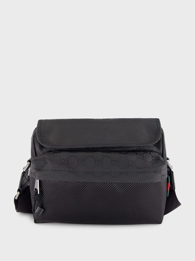 Black Medium GG Crossbody Bag
