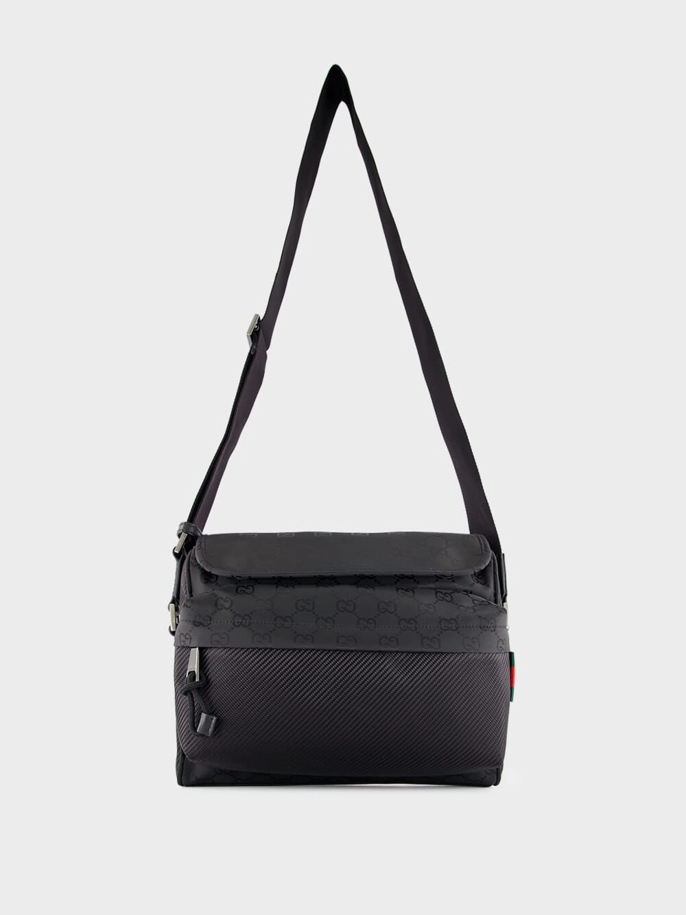 Black Medium GG Crossbody Bag