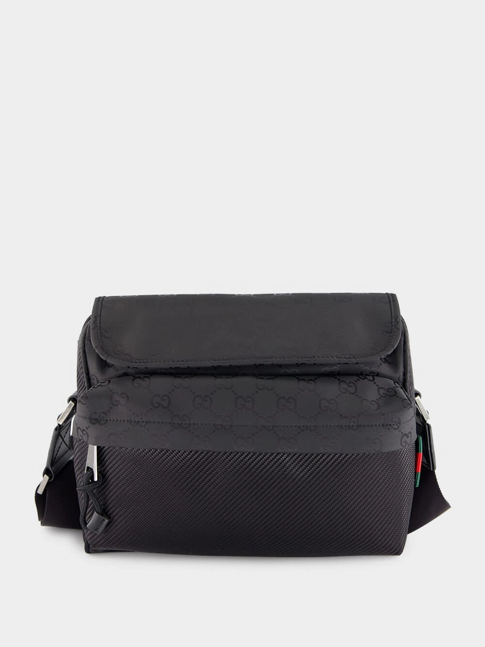 Black Medium GG Crossbody Bag