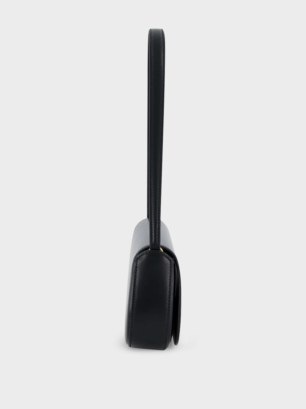 Black Mini Voltaire Leather Bag