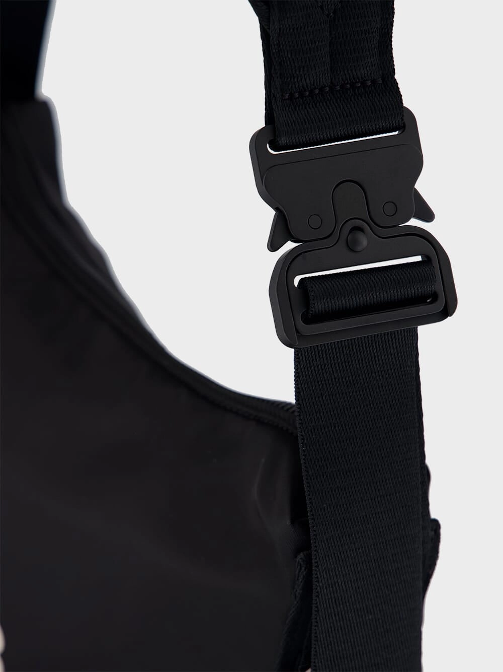 Black Nylon Crossbody Bag
