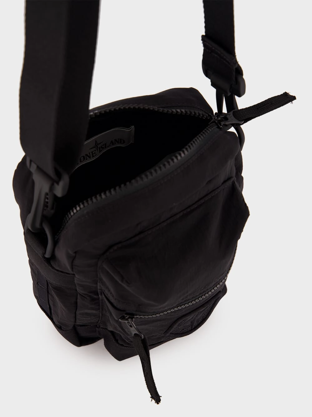 Black Nylon Metal Pouch