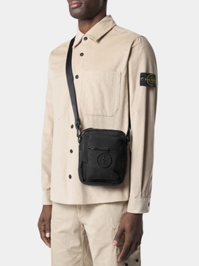Black Nylon Metal Pouch