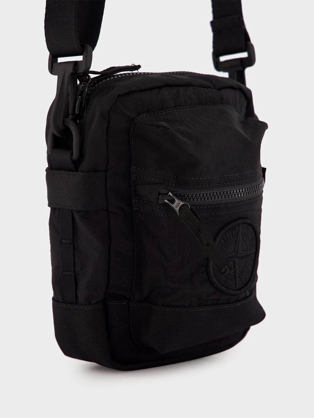 Black Nylon Metal Pouch