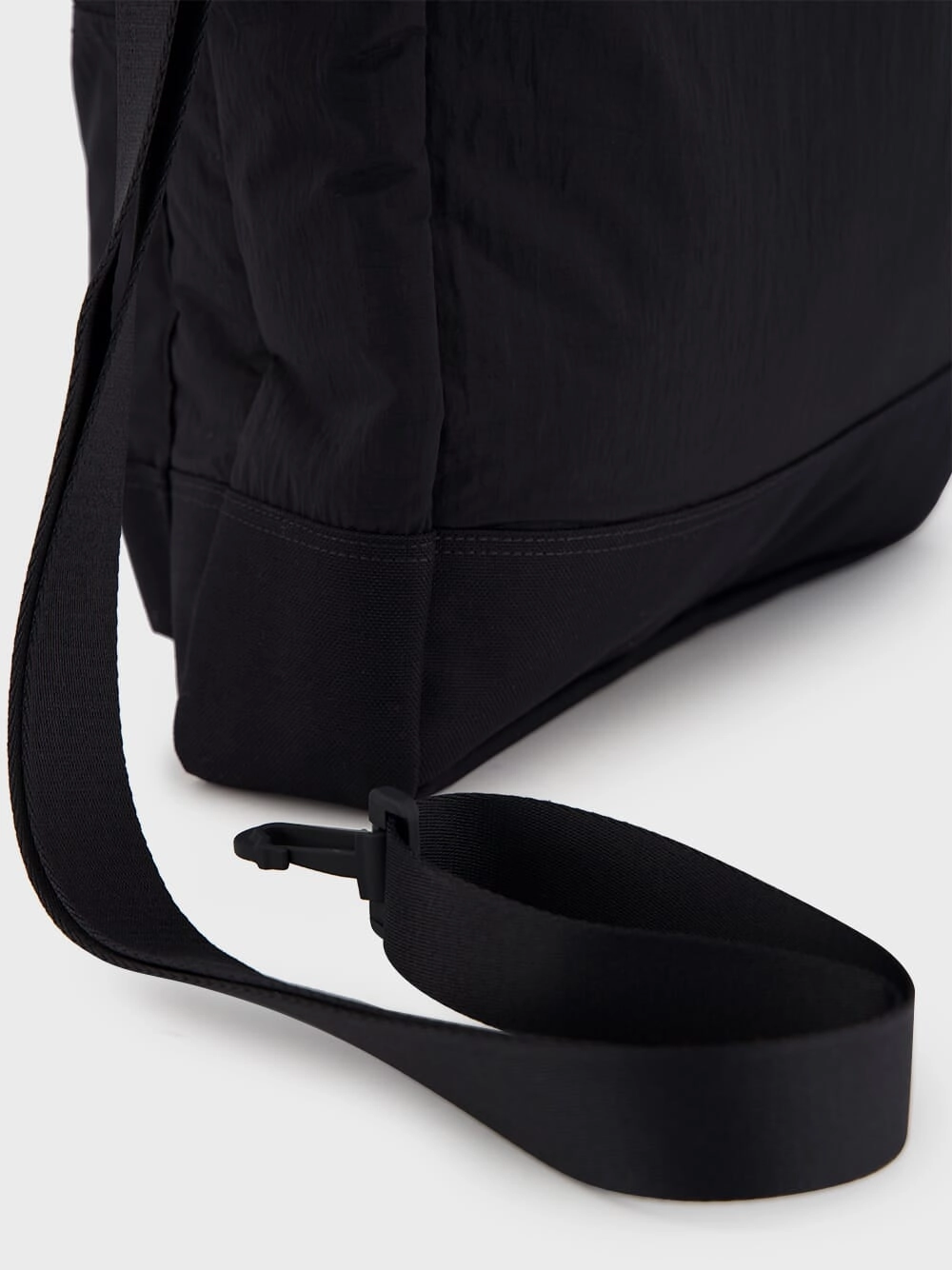 Black Nylon Tote Bag