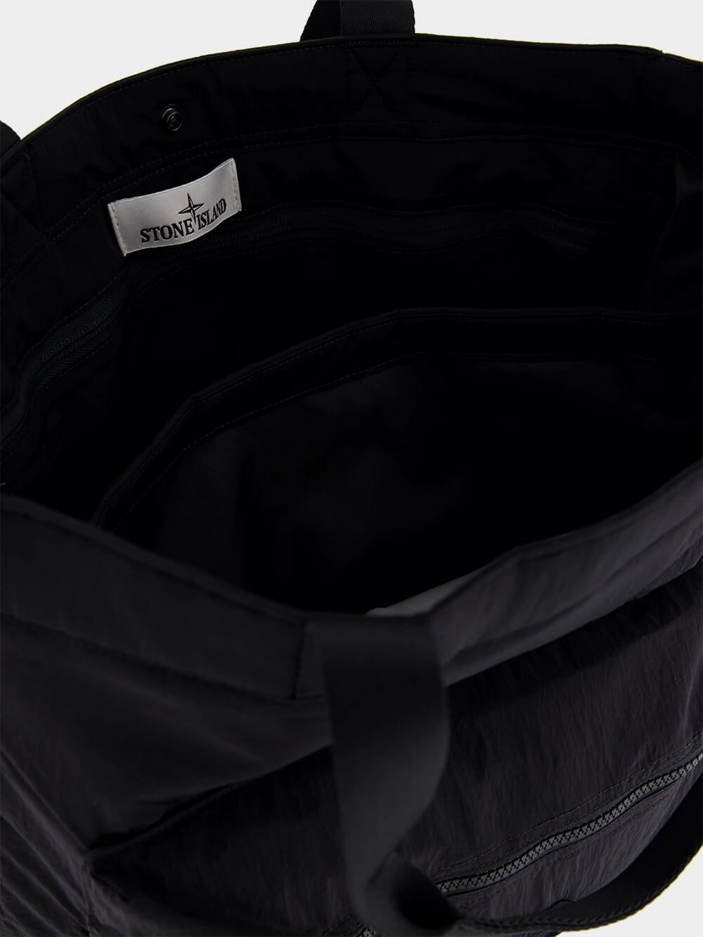 Black Nylon Tote Bag