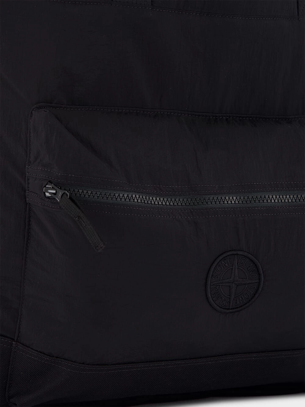 Black Nylon Tote Bag