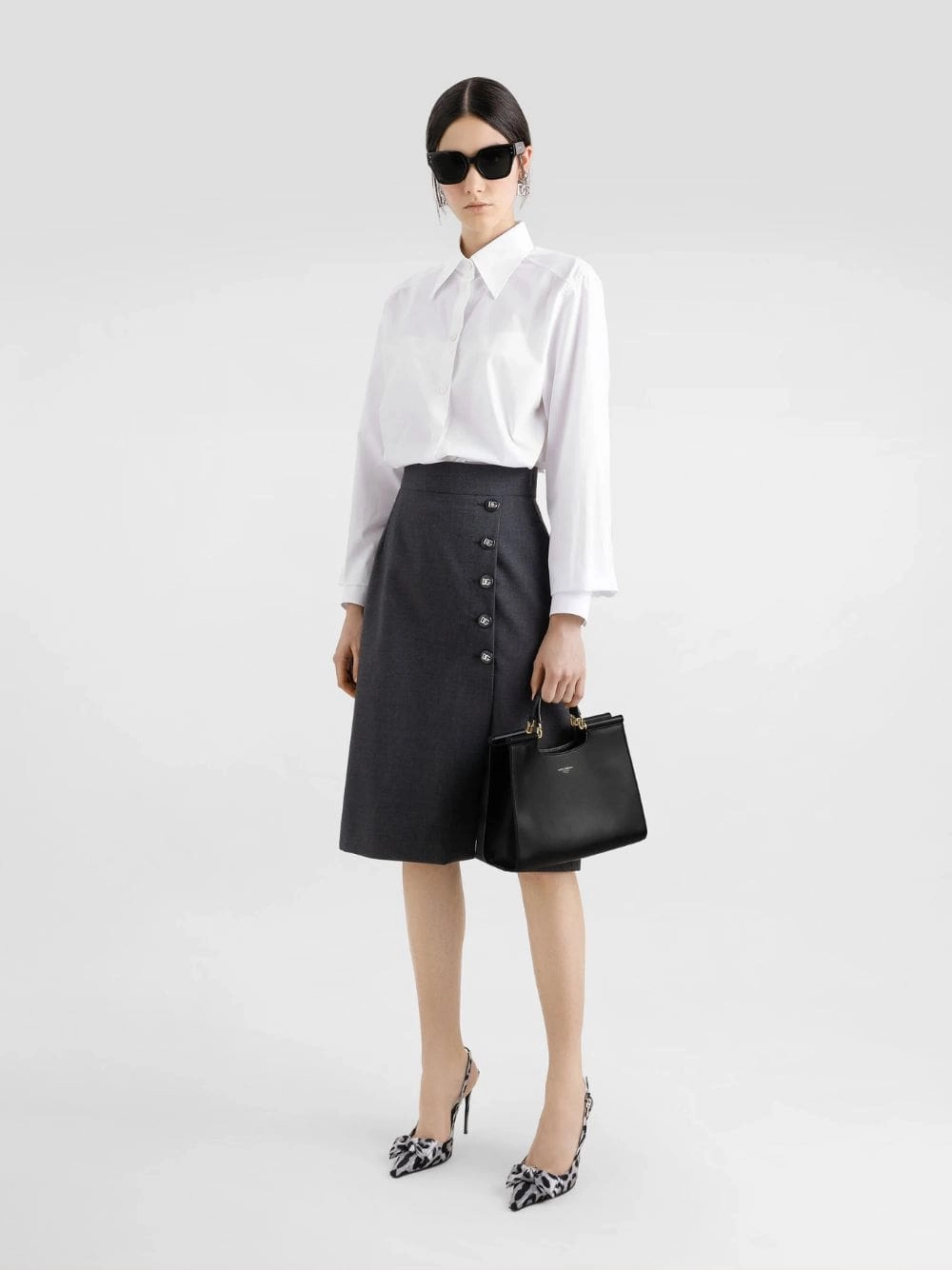 Black Small Sicily Shopper