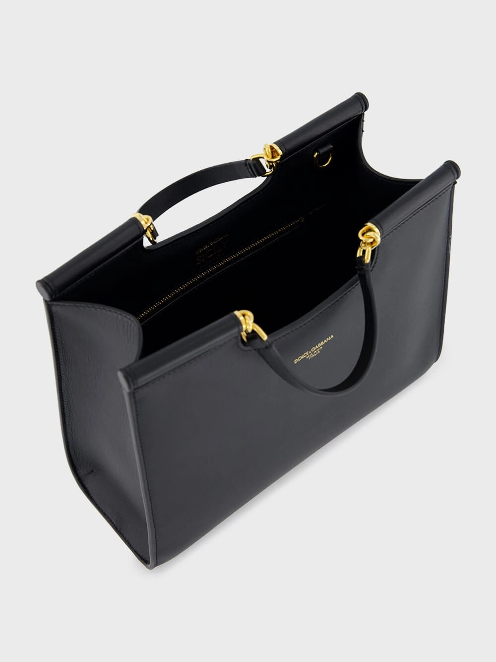 Black Small Sicily Shopper