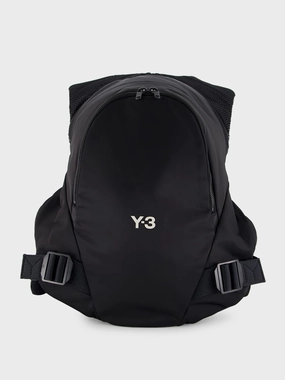 Black Technical Vest Backpack