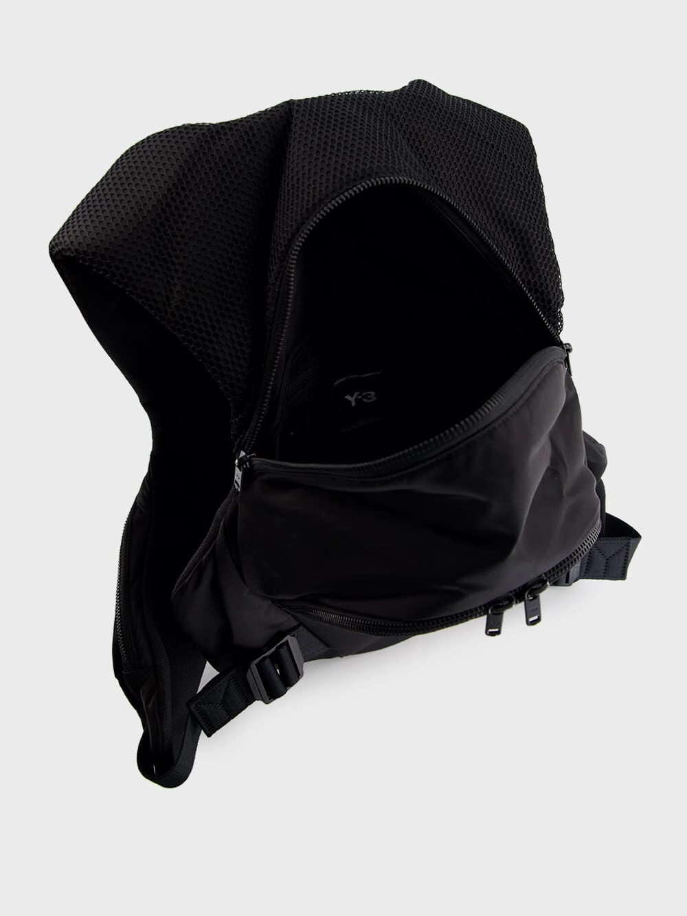 Black Technical Vest Backpack