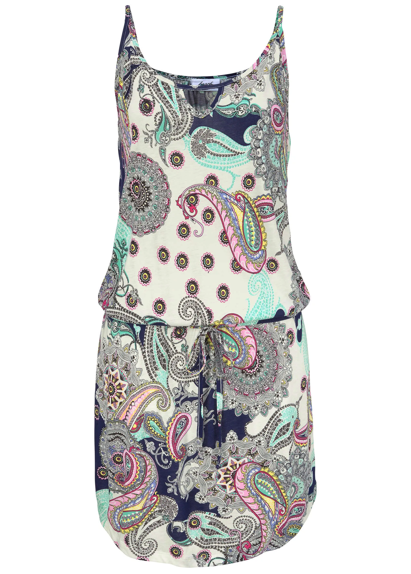 Blouson Sleeveless Mini - Blue Multi