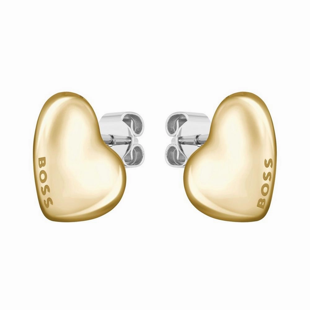 BOSS Jewellery Ladies Honey Heart Stud Earrings 1580564