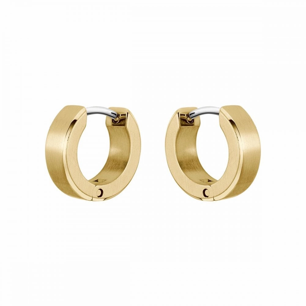 BOSS Jewellery Mens Odell Huggie Hoop Earrings 1580655