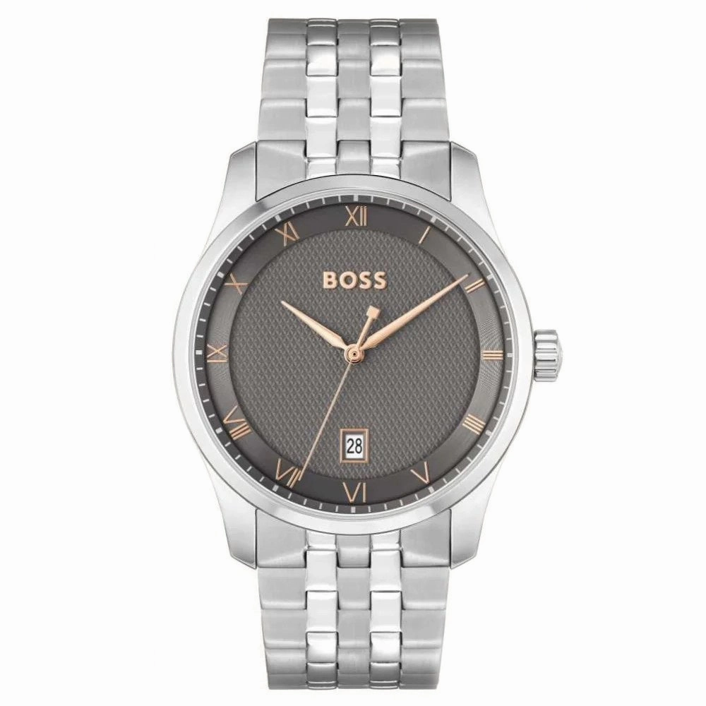 BOSS Watches Principle Grey Dial Mens Watch 1514116