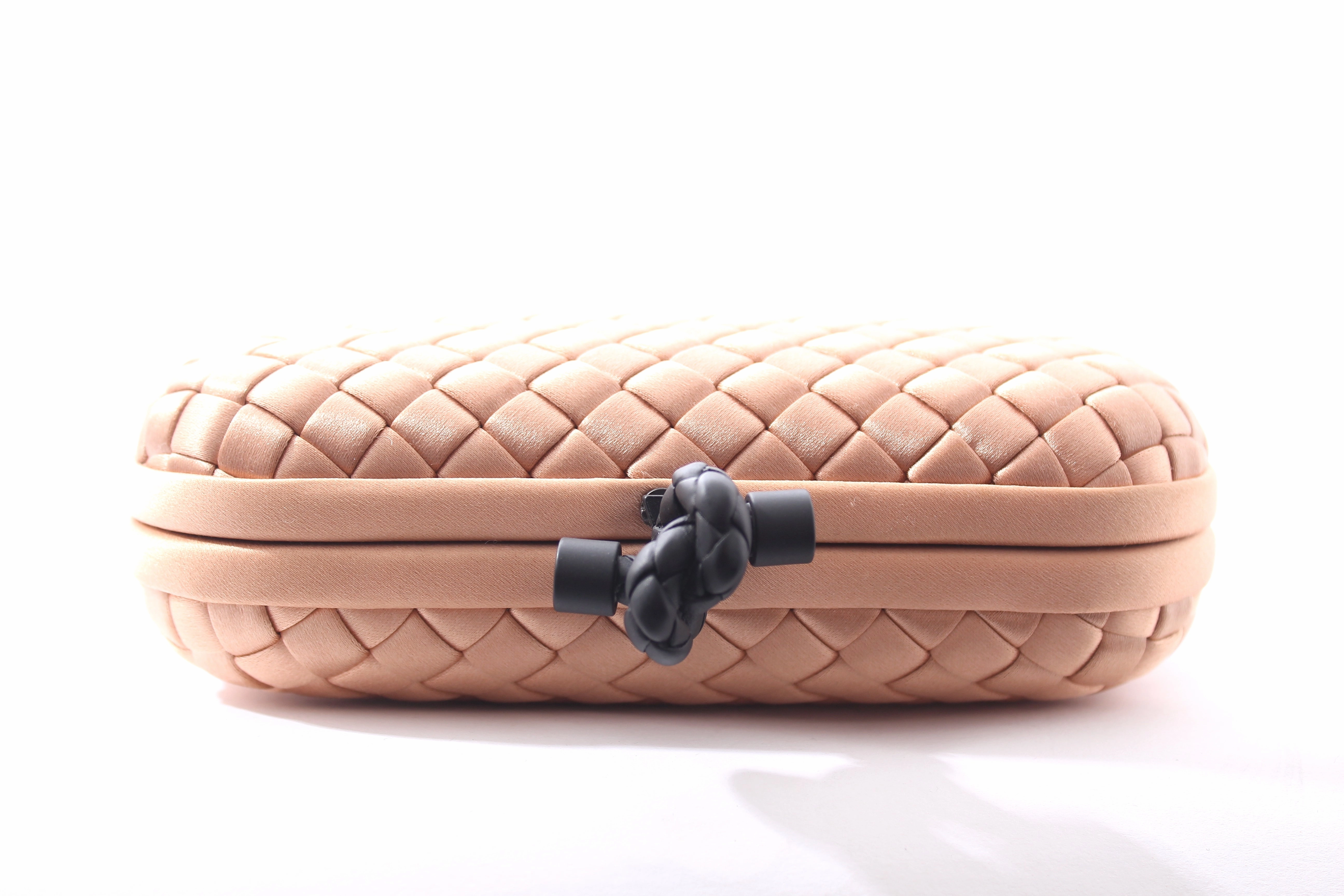 Bottega Veneta Knot Satin Clutch Bag