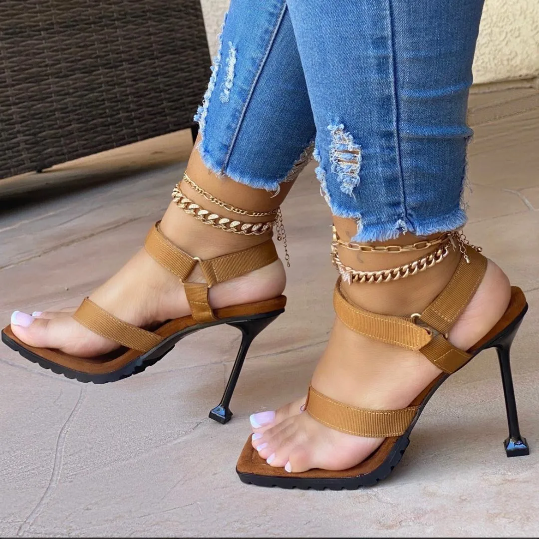 Brandy Heel- Tan