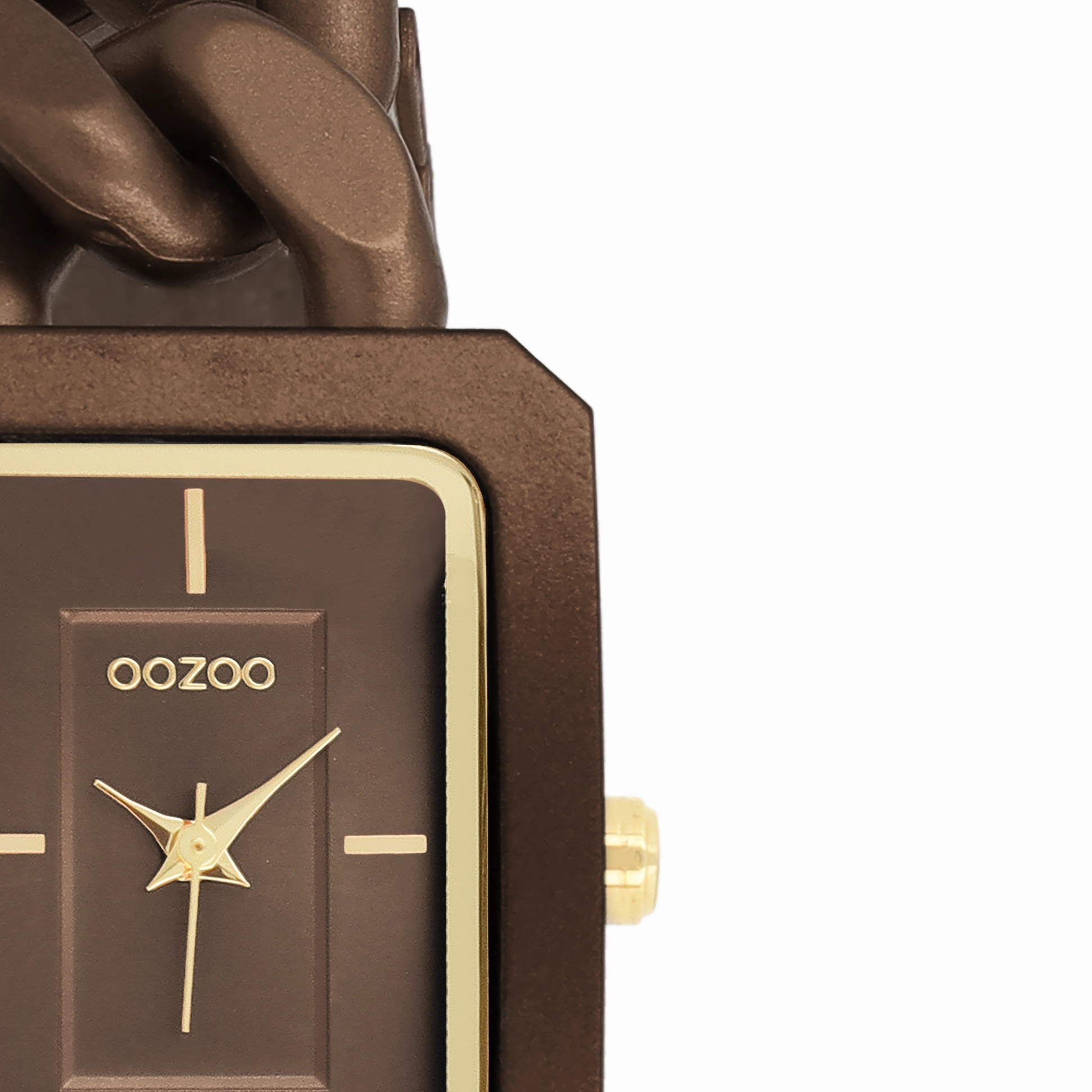Bronze OOZOO watch with chain bracelet - C11276
