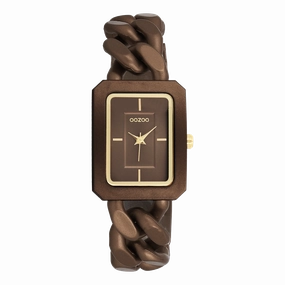 Bronze OOZOO watch with chain bracelet - C11276