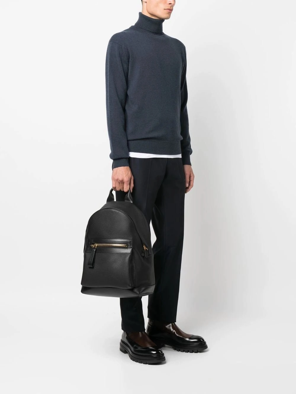 Buckley Grained Leather Backpack