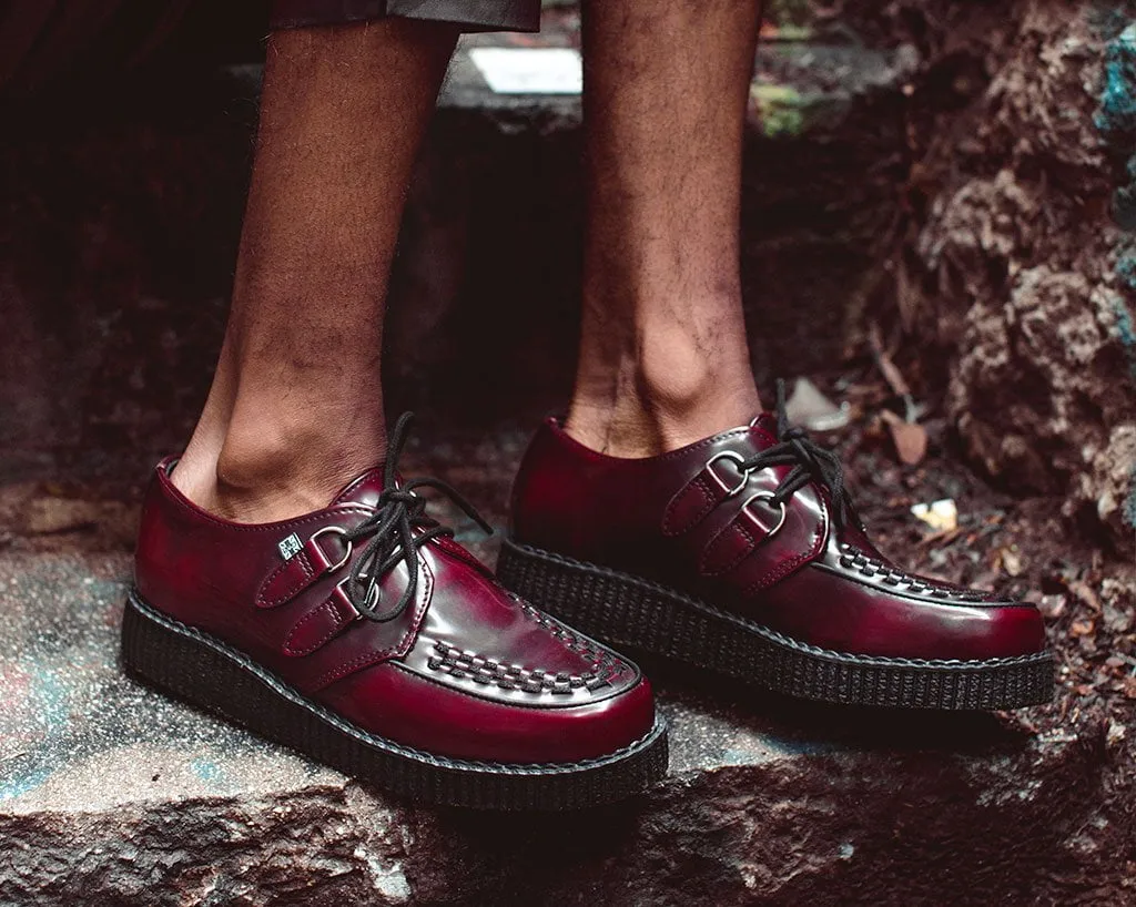 Burgundy Rub-Off TUKskin? Viva Low Creeper