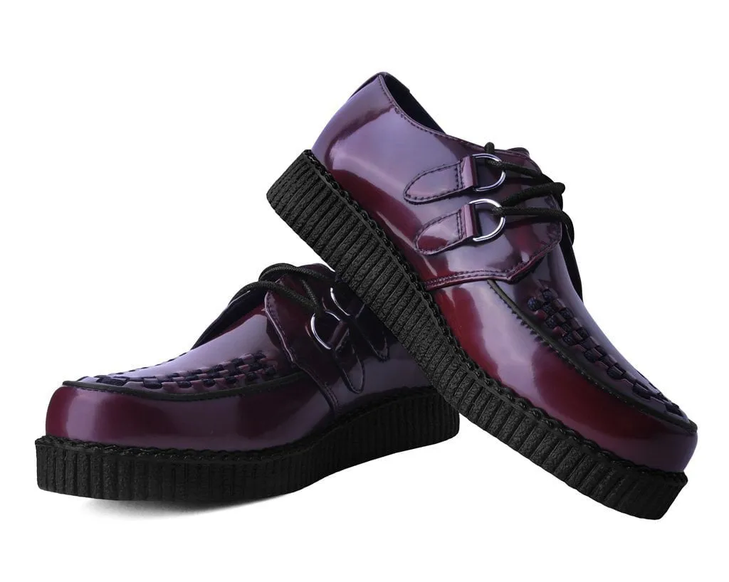 Burgundy Rub-Off TUKskin? Viva Low Creeper