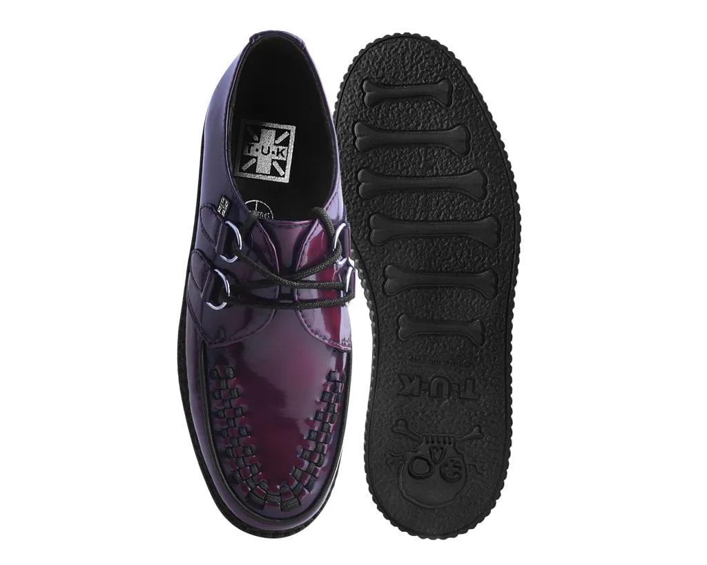 Burgundy Rub-Off TUKskin? Viva Low Creeper