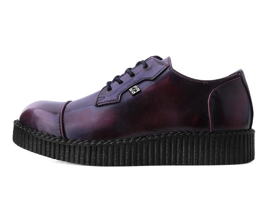 Burgundy TUKskin? Toe Cap Viva Low Creeper