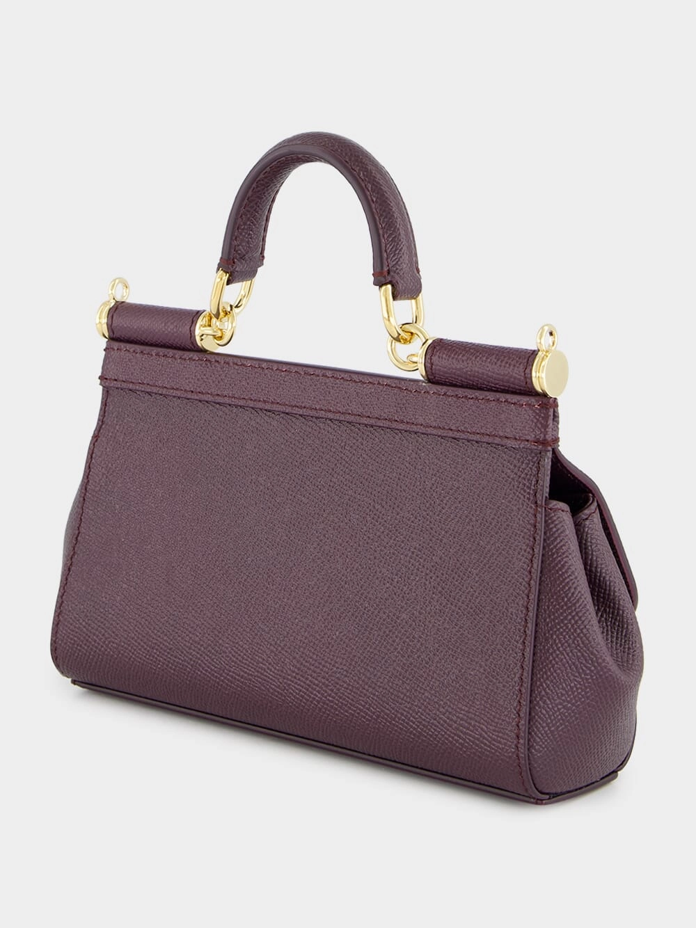 Burgundy Small Sicily Handbag