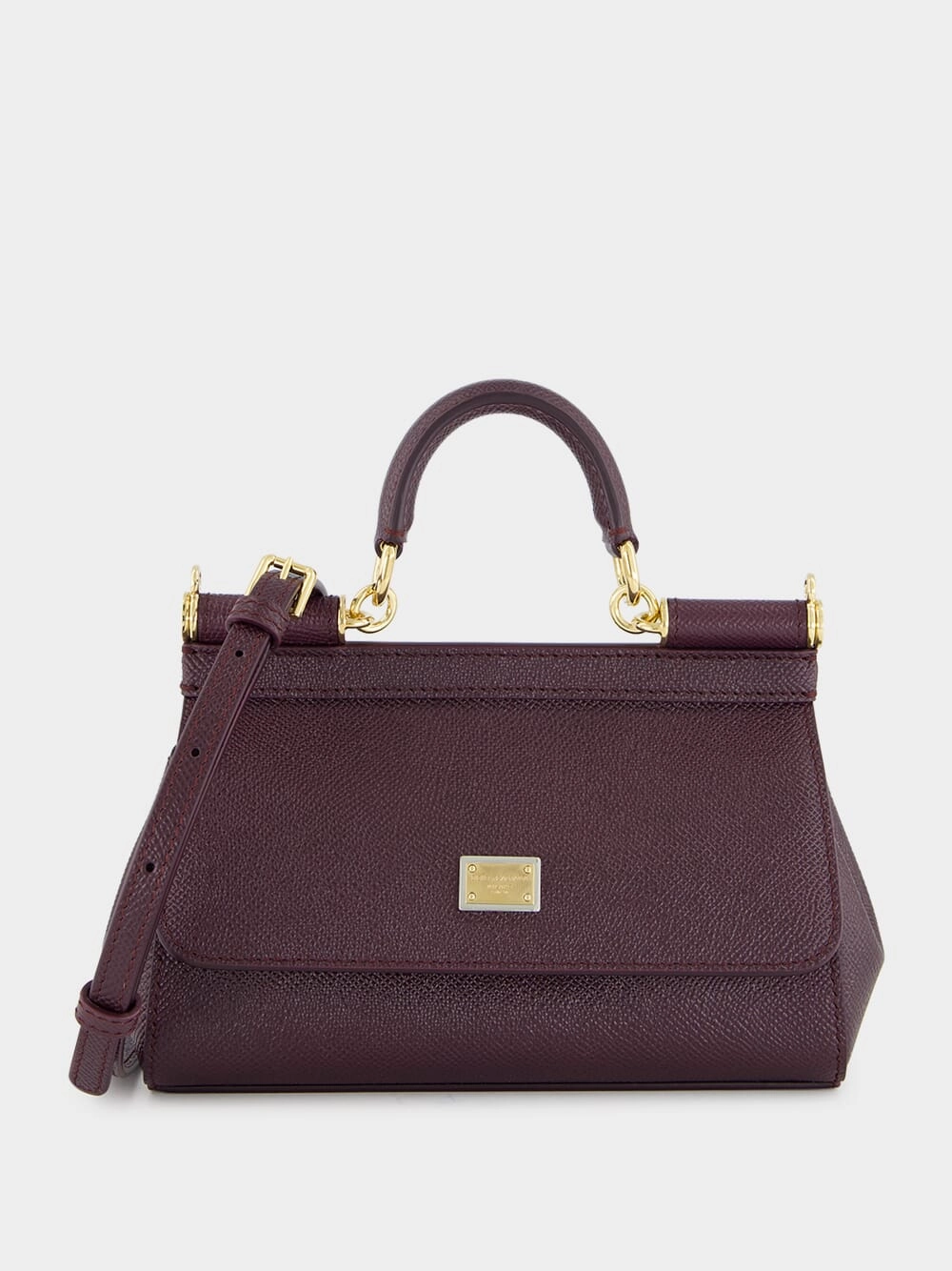 Burgundy Small Sicily Handbag