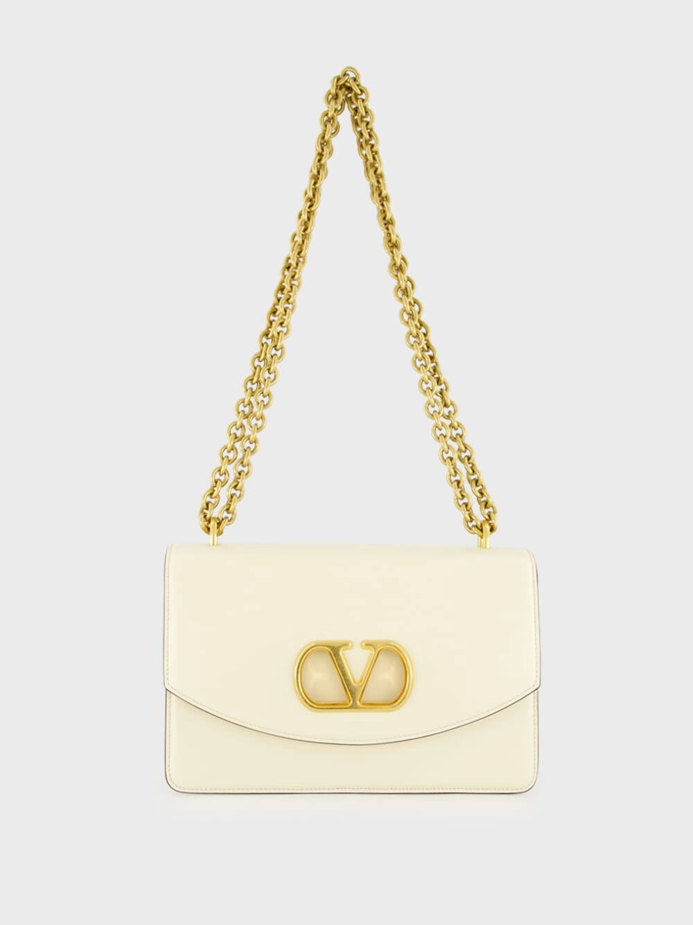 Butter Vain Shoulder Bag in Shiny Calfskin