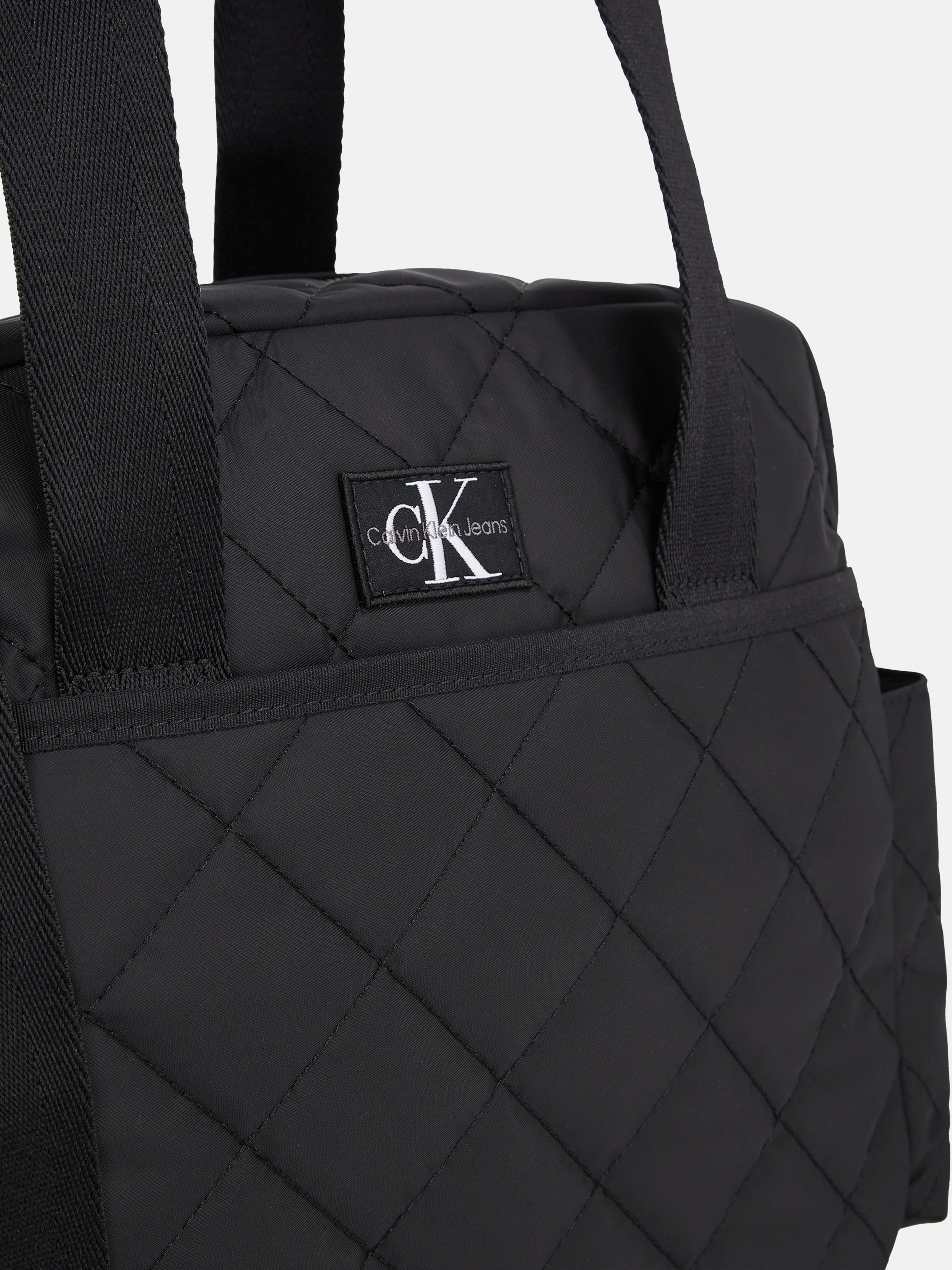 Calvin Klein Baby Quilted Changing Bag in Black (35.5cm)